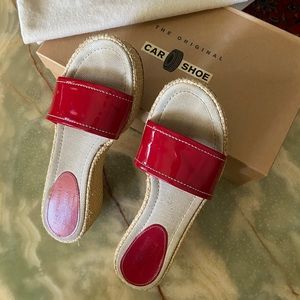 The original car SHOE sandal with box and dust bag